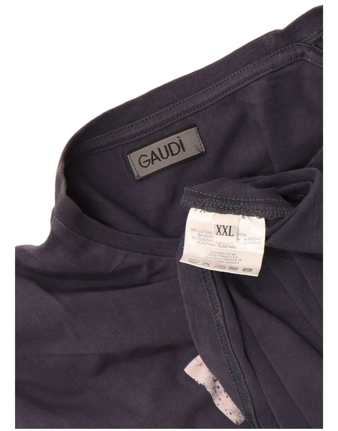 Gaudi muška grafička majica dugih rukava 2XL tamnoplavi pamuk