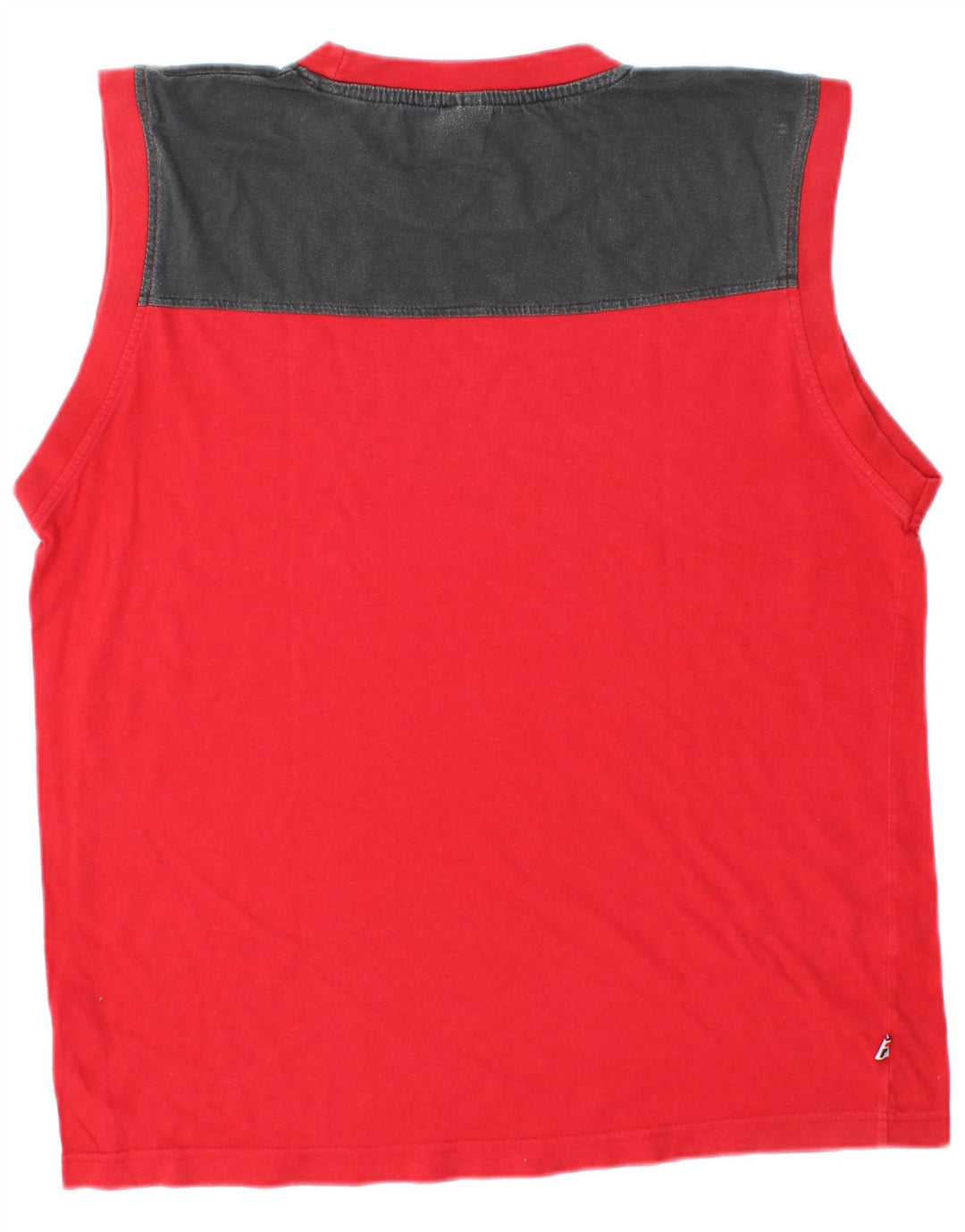 FILA Muški prsluk Top XL Red Colourblock Pamuk Sports