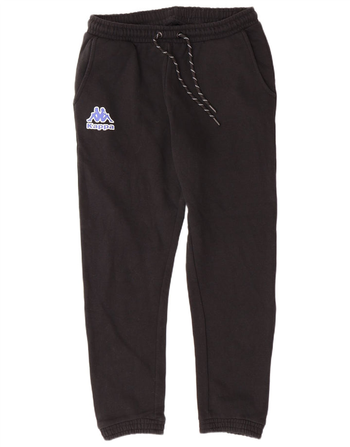 KAPPA Mens Tracksuit Trousers Joggers Medium  Black Cotton