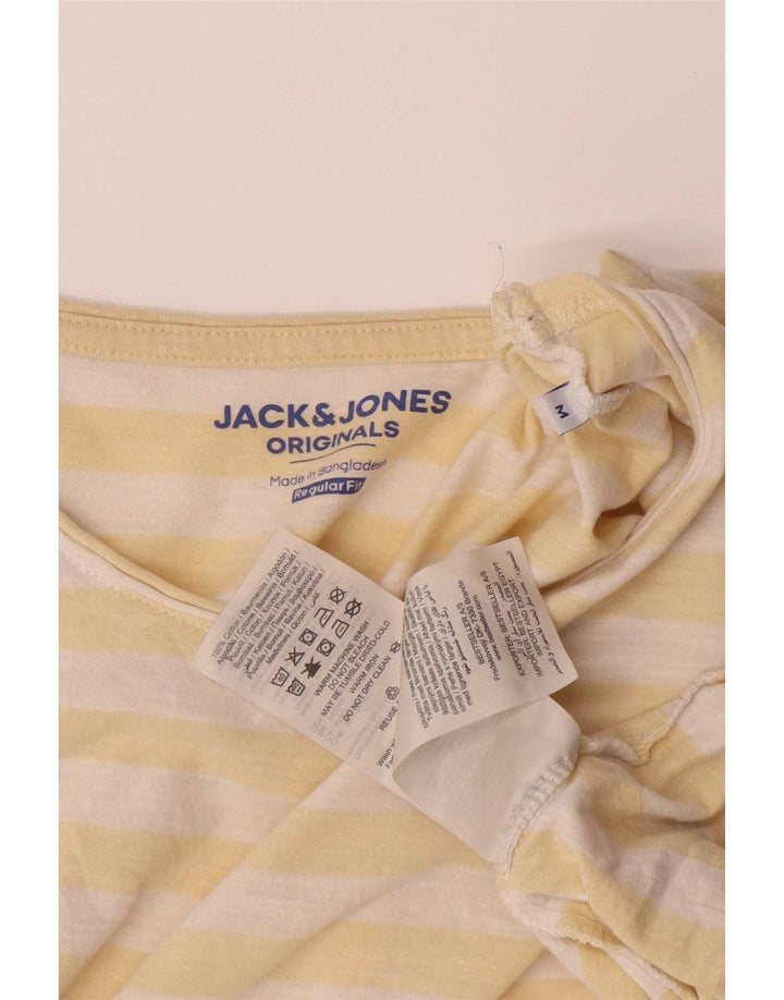 Jack & Jones muška majica kratkih rukava Srednji pamuk na žute pruge