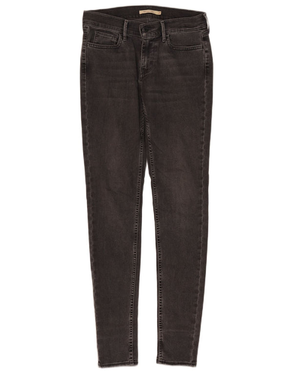 Levi's ženske 710 super uske traperice W27 L32 sivi pamuk