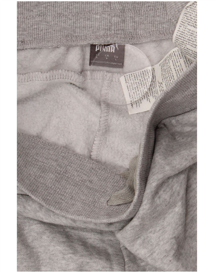 Puma muške trenirke Hlače Joggers Large Grey Flected Polyester