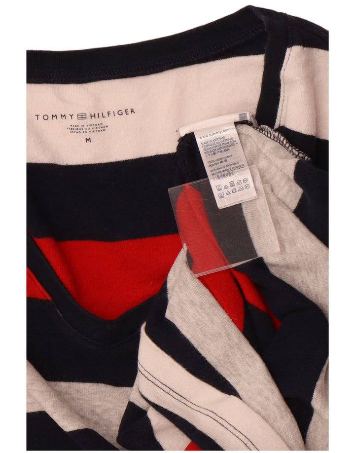 TOMMY HILFIGER Ženska majica kratkih rukava UK 12 srednje raznobojne pruge