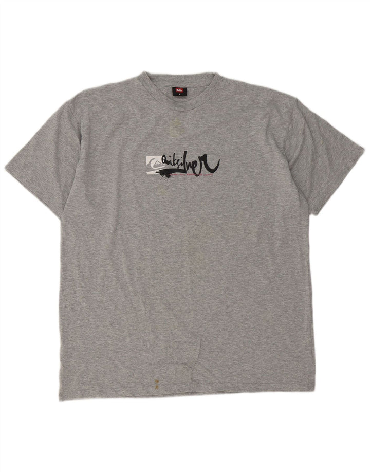 Quiksilver muška velika siva majica s grafičkim motivima
