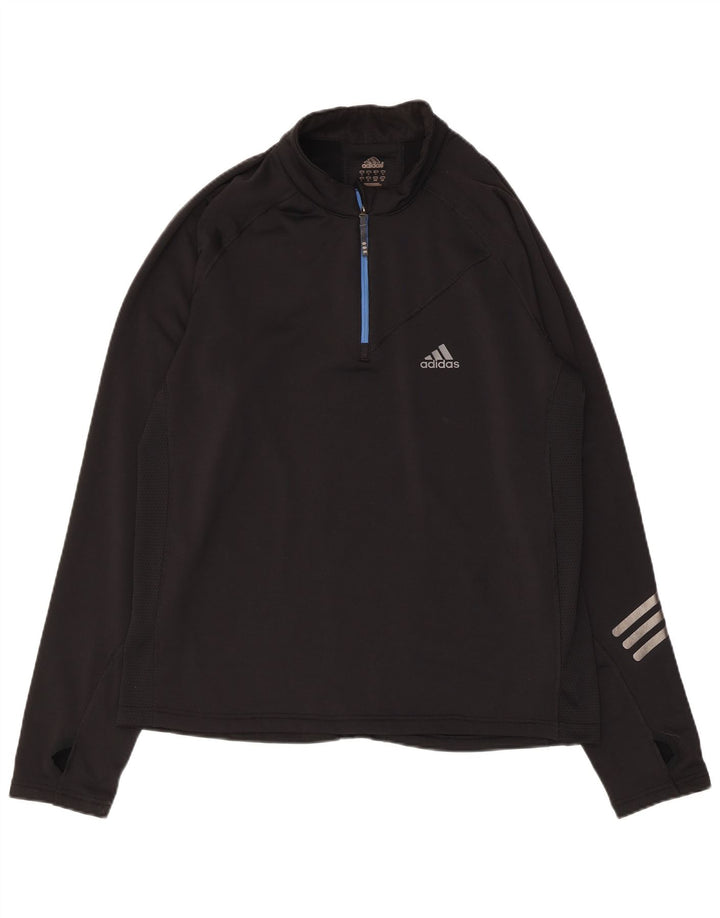 Adidas gornji dio trenirke s patentnim izrezom i velikim crnim poliesterom