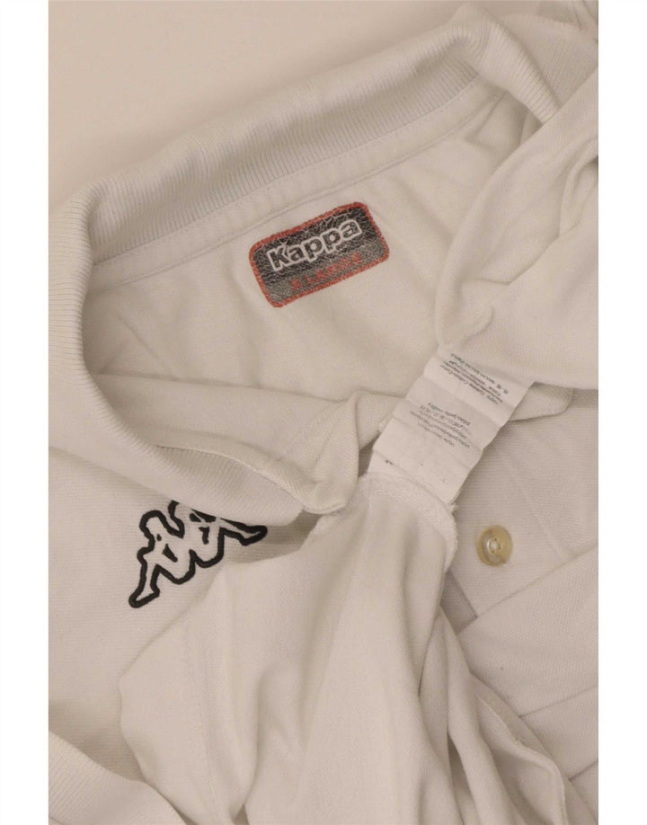 Kappa muška polo majica XL bijeli pamuk