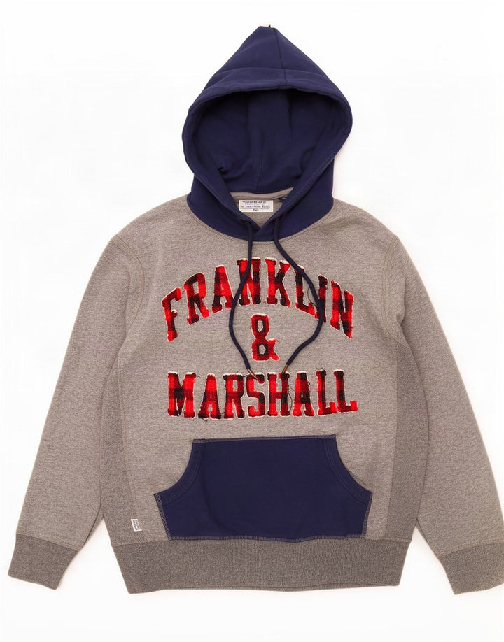 Franklin & Marshall muška majica s kapuljačom s kapuljačom s kapuljačom, velika siva boja