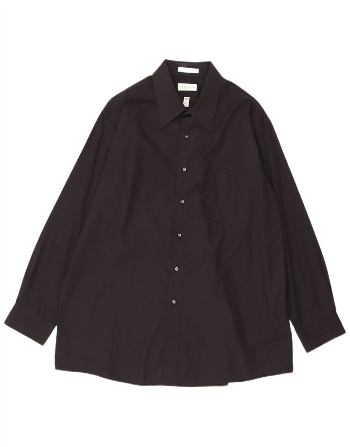 Van Heusen muška košulja veličina 17 XL crni pamuk