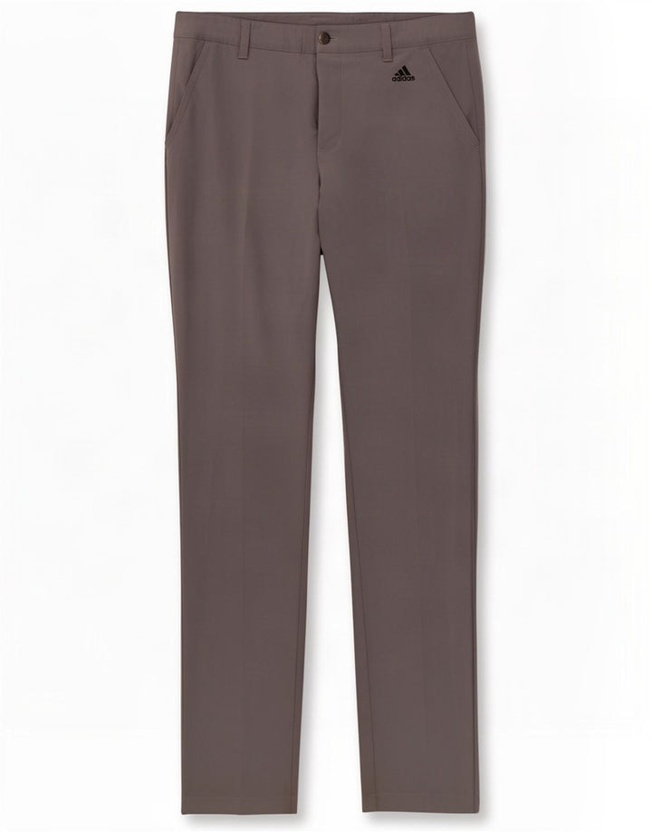 Adidas muške uske chino hlače W32 L34 sivi poliester
