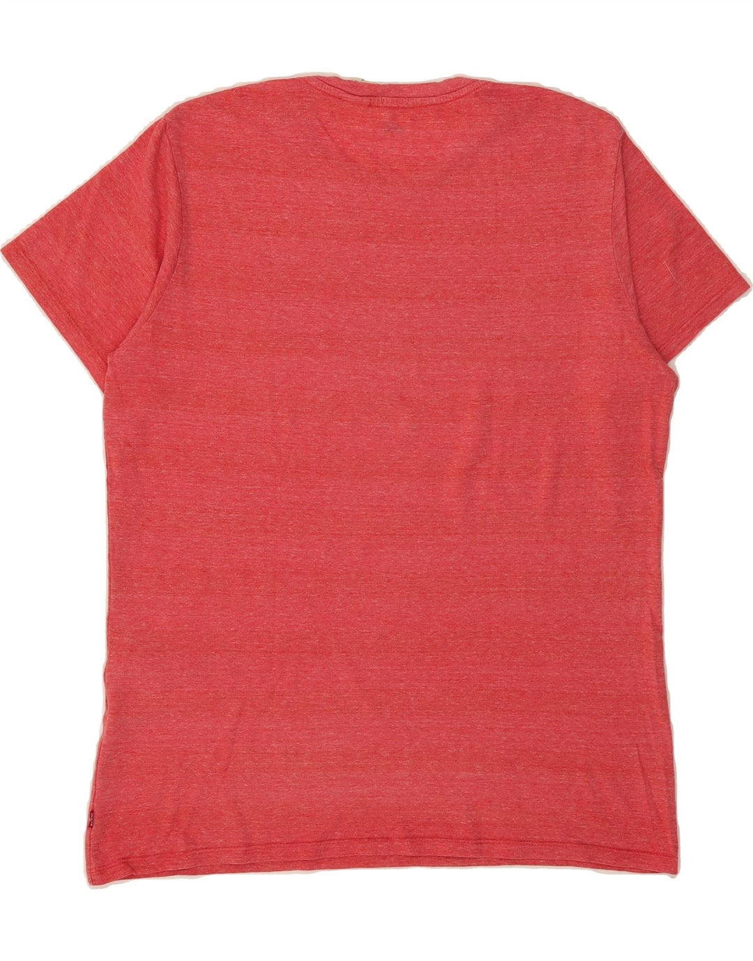 LEVI'S Mens Graphic T-Shirt Top Medium Pink Flecked Cotton Vintage Levi's and Second-Hand Levi's from Messina Hembry 
