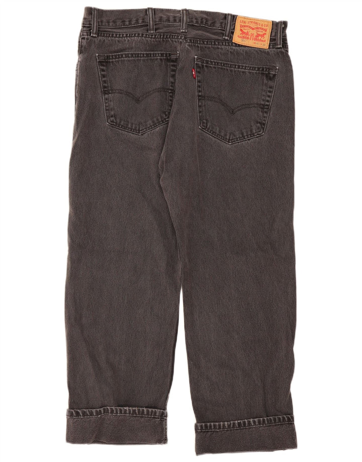 Levi's ženske ravne traperice 505 W40 L26 sivi pamuk