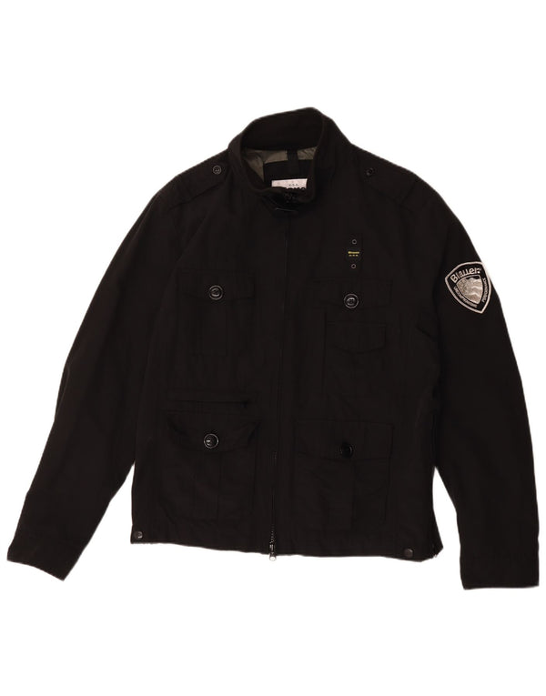 Blauer muška vojna pomoćna jakna UK 42 XL crni pamuk