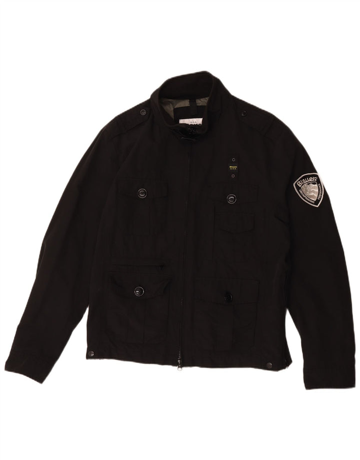 Blauer muška vojna pomoćna jakna UK 42 XL crni pamuk