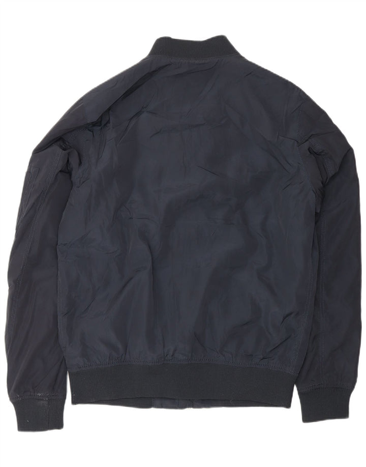 ZARA muška bomber jakna UK 40 veliki tamnoplavi poliester