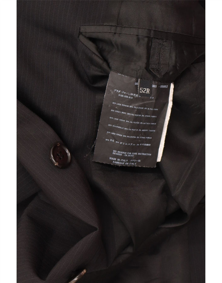 PRADA muško dvodijelno odijelo s 3 gumba IT 52 XL W34 L30 crno klasično