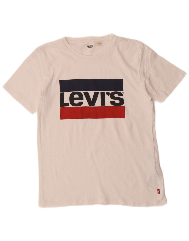 LEVI'S Majica kratkih rukava s grafičkim motivima, mali bijeli pamuk
