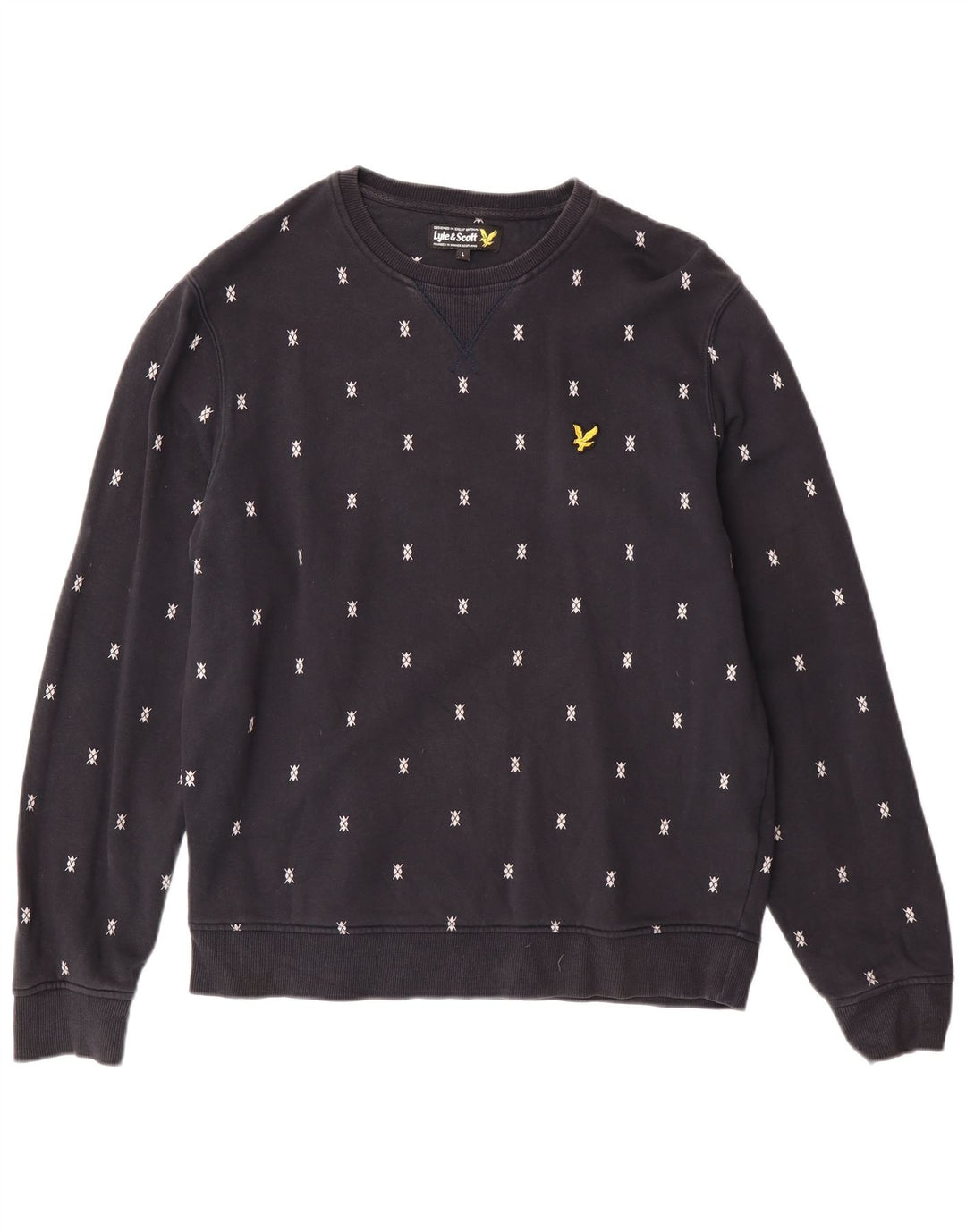 Lyle & Scott muška majica s velikim mornarsko plavim točkama