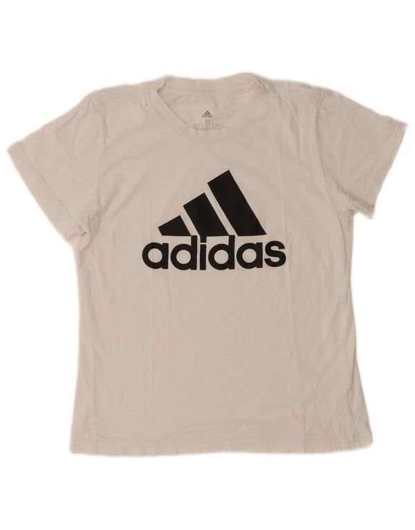 Adidas ženska majica s grafičkim motivima UK 12/14 srednje bijela
