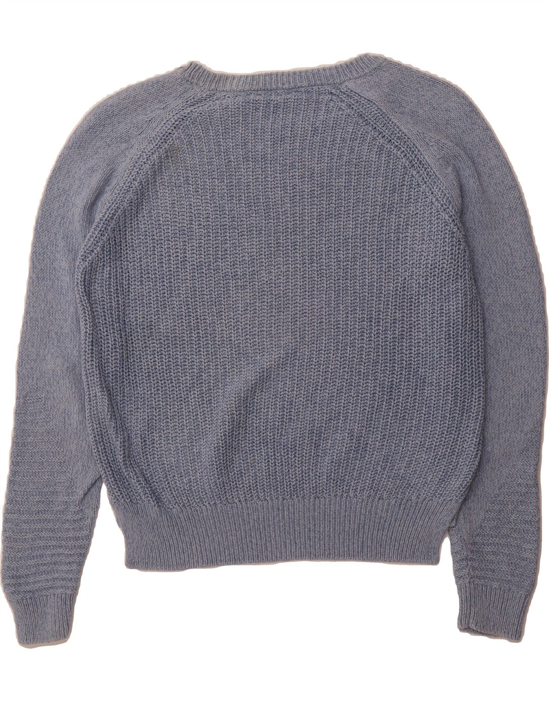 MARKS & SPENCER Womens Boat Neck Jumper Sweater UK 10 Small  Blue Vintage Marks & Spencer and Second-Hand Marks & Spencer from Messina Hembry 