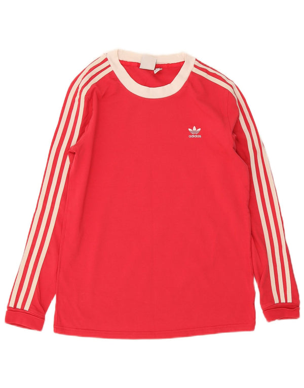 Adidas ženska majica s dugim rukavima UK 10 Small Red Colourblock