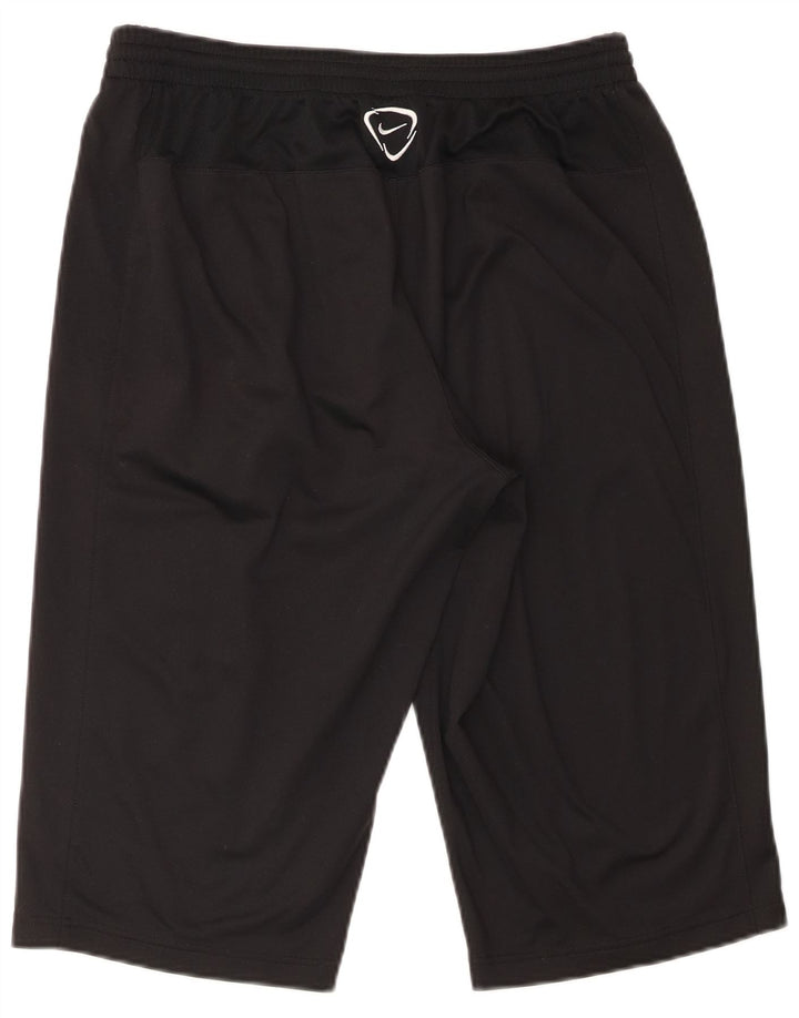 Nike Dri Fit sportske kratke hlače srednje veličine, crni poliester
