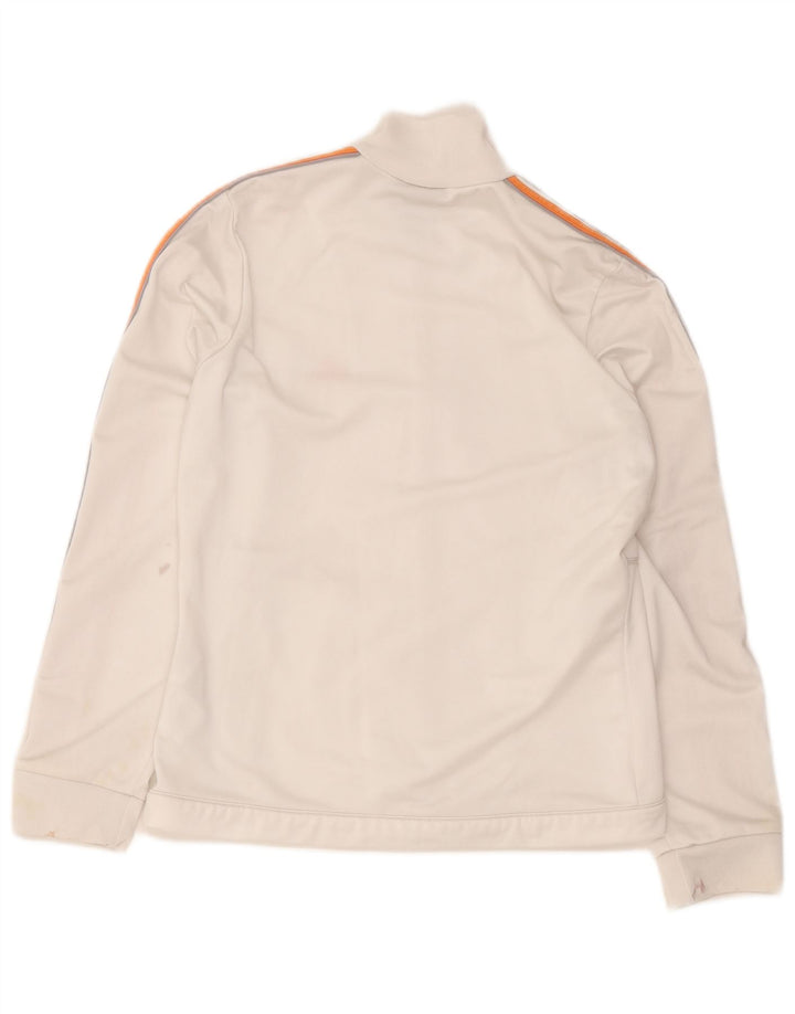 Adidas ženska gornja jakna trenirke UK 14 srednji bijeli poliester