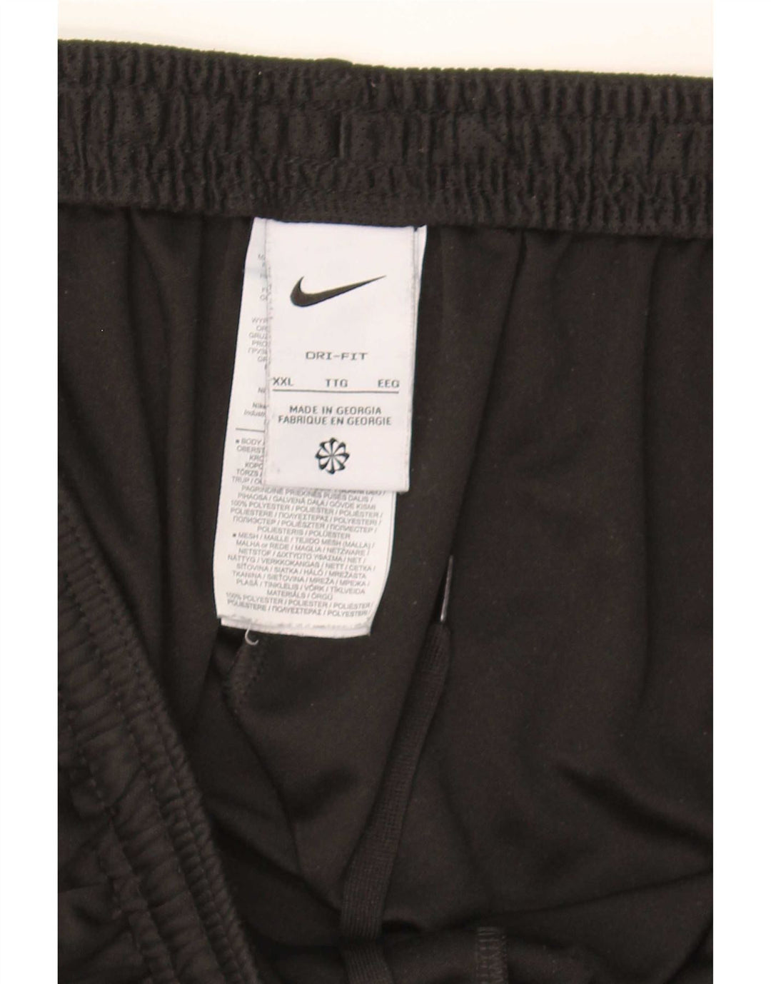 Nike muške hlače za trenirku Dri Fit 2XL crni poliester u boji