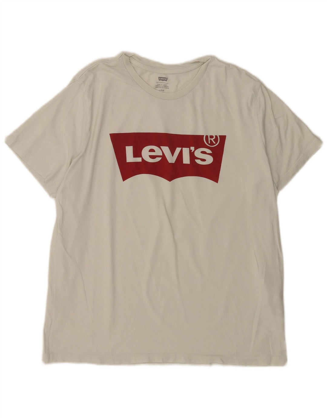 Levi's muška majica s grafičkim motivima, veliki bijeli pamuk