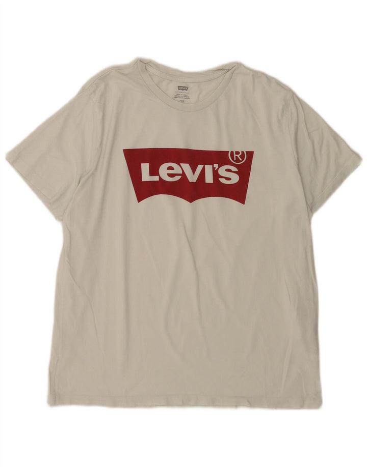 Levi's muška majica s grafičkim motivima, veliki bijeli pamuk