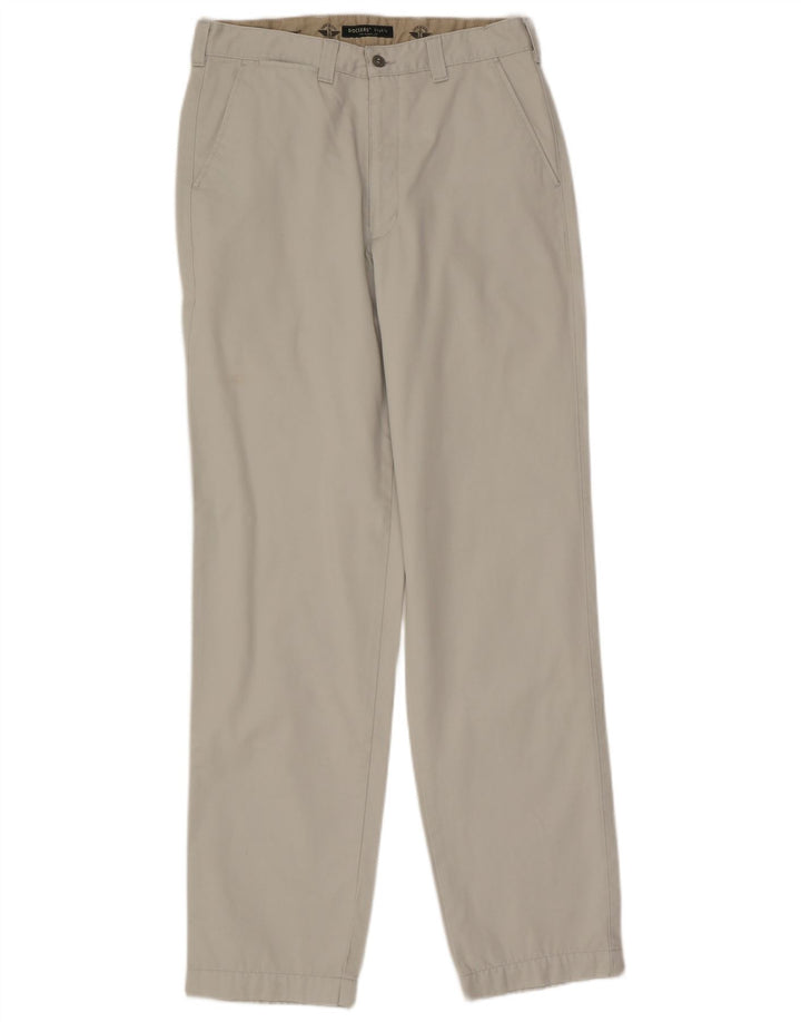 Dockers muške kaki ravne chino hlače W32 L34 sive