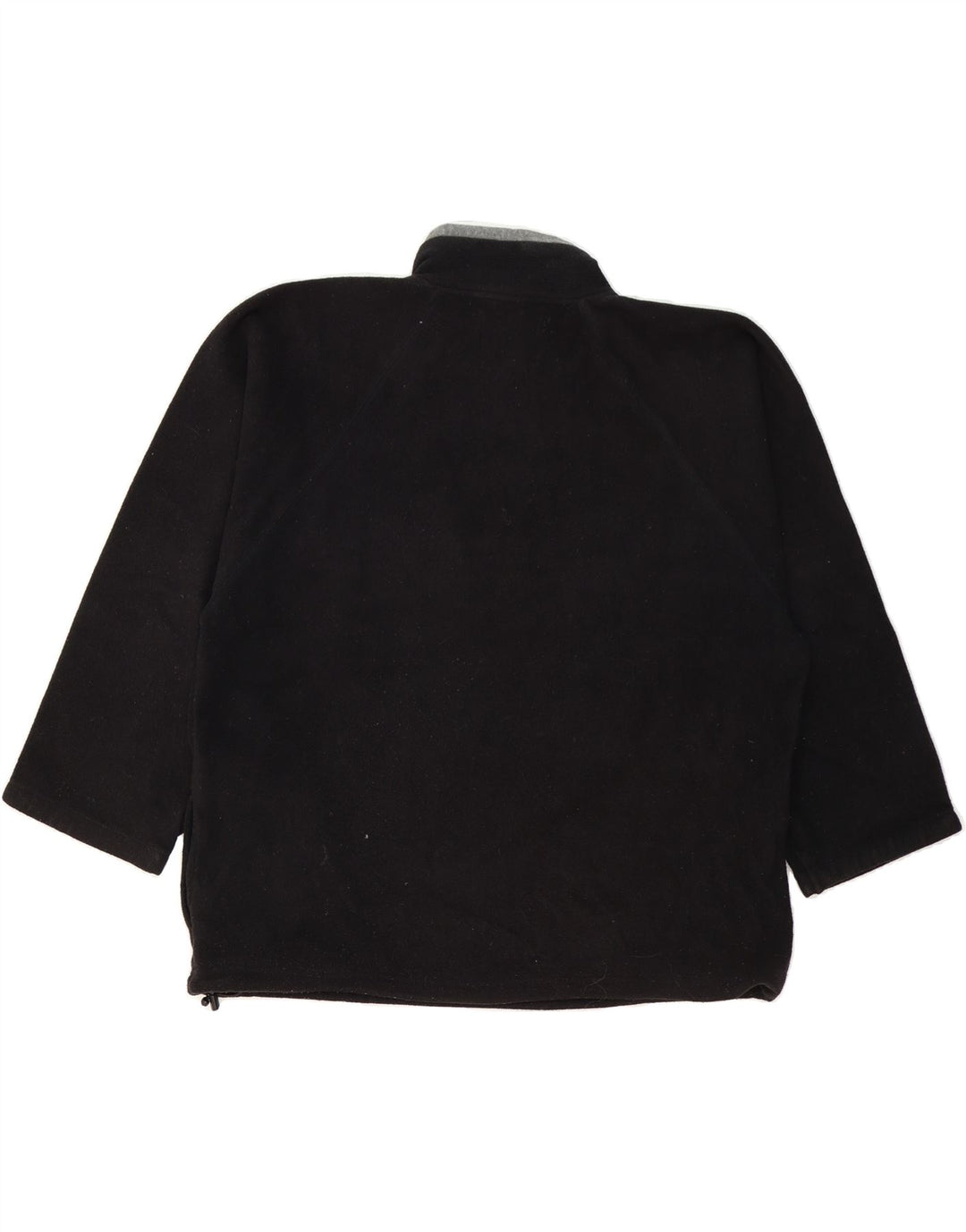 ST. BERNARD Mens Zip Neck Fleece Jumper XL Black Polyester Vintage St. Bernard and Second-Hand St. Bernard from Messina Hembry 