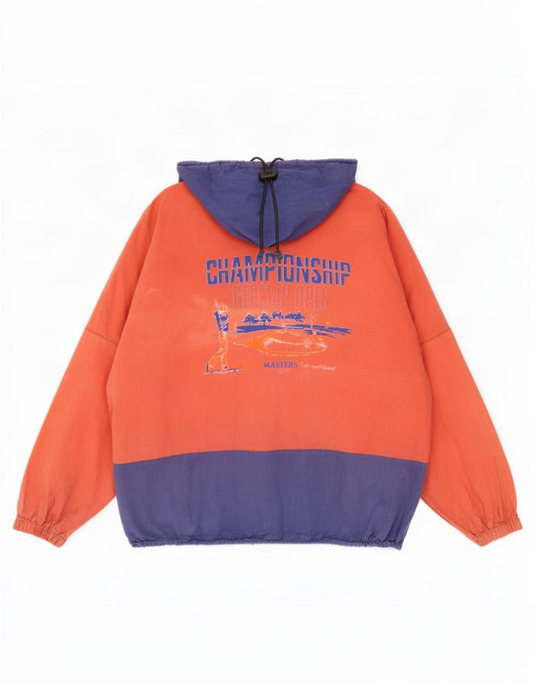 Vintage muška grafička anorak jakna UK 41/42 Veliki raznobojni blok u boji