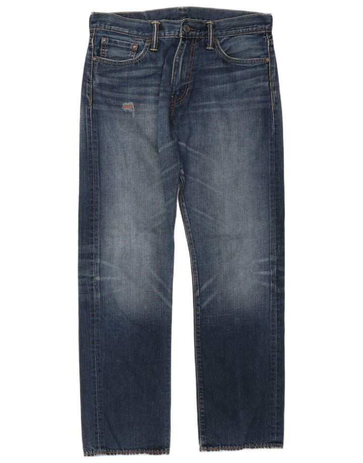 Levi's muške 504 ravne traperice W32 L32 plavi pamuk