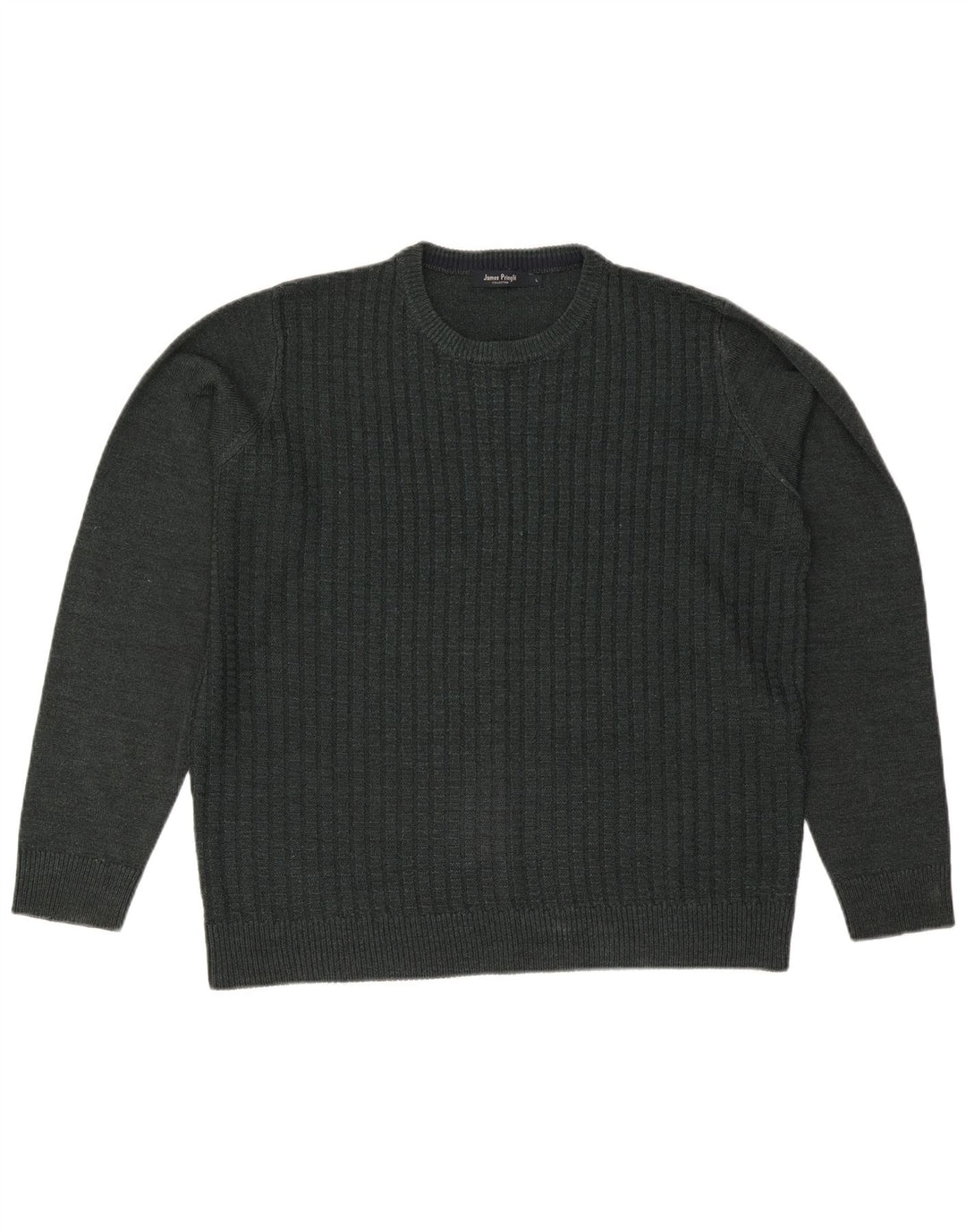 JAMES PRINGLE Muški pulover s okruglim izrezom Veliki zeleni akril