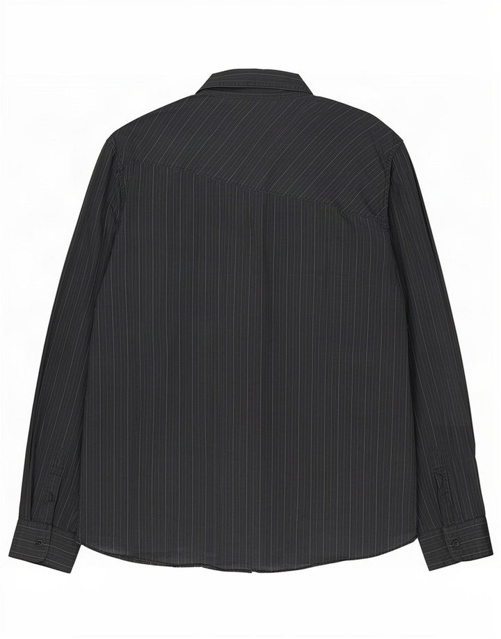 Volcom muška košulja XL Black Pinstripe Cotton