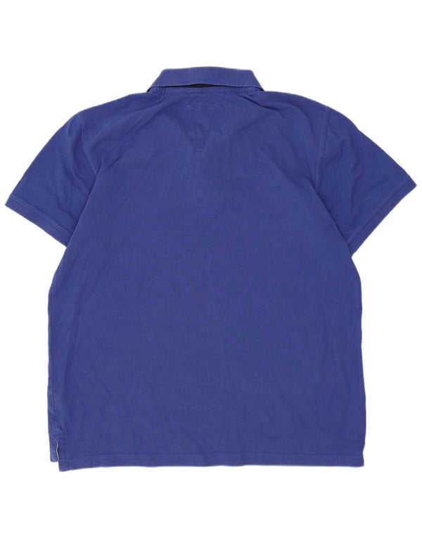 Crew Clothing Muška polo majica Large Blue Pamuk