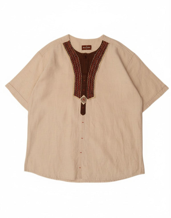 VINTAGE muška pulover majica kratkih rukava XL bež boje