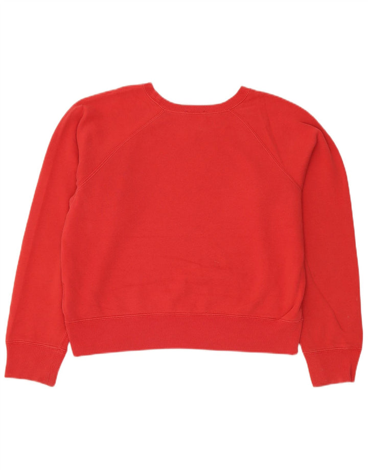 Polo Ralph Lauren Ženska prevelika majica s kratkim rukavima UK 14 Srednje crvena