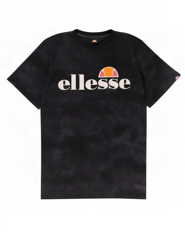 Ellesse Ženska majica kratkih rukava s grafičkim motivima UK 12 srednje crna kravata, pamuk