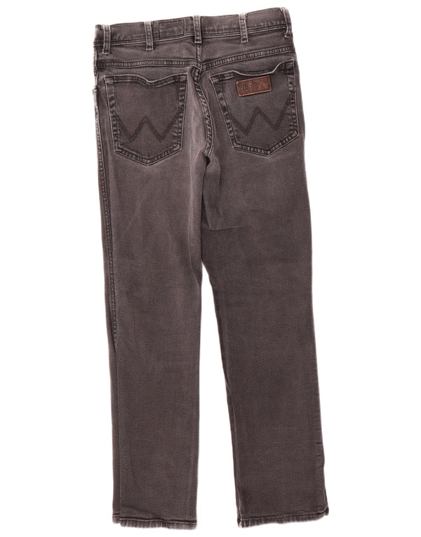 Wrangler muške rastezljive ravne traperice Texas W32 L30 sivi pamuk