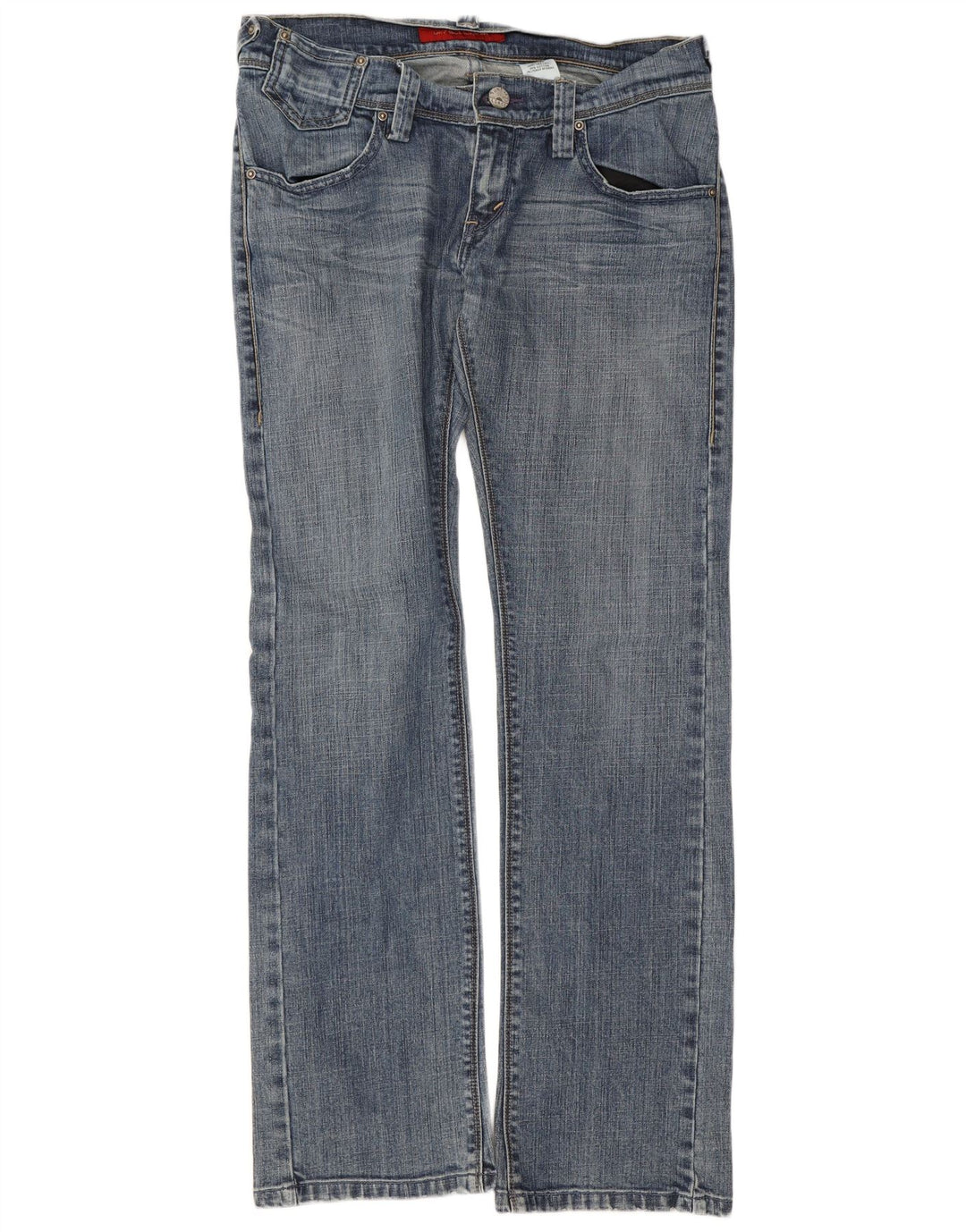 Levi's ženske 504 ravne traperice W29 L32 plavi pamuk