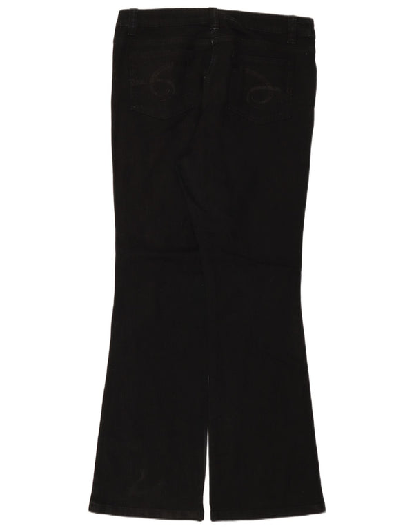 Marks & Spencer ženske autograph bootcut traperice UK 14 velike W34 L33 crne