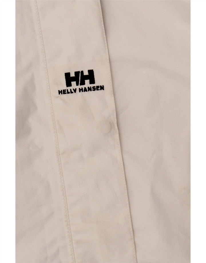 Helly Hansen ženska kišna jakna s kapuljačom UK 16 veliki bijeli poliester