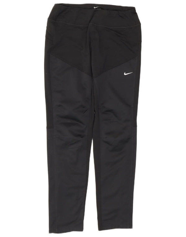 Nike Ženske Dri Fit Leggings UK 10 Male crne poliesterske