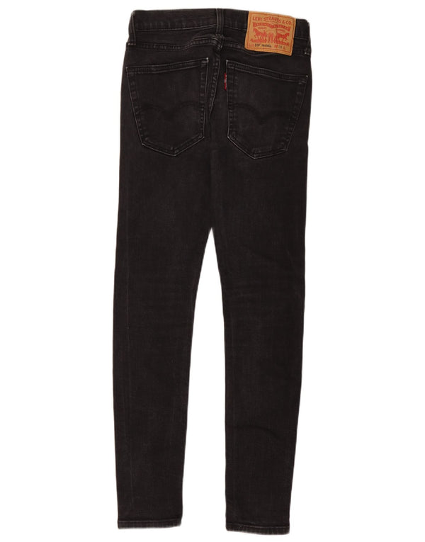 Levi's muške 519 Hi-ball super uske traperice W28 L28 crni pamuk