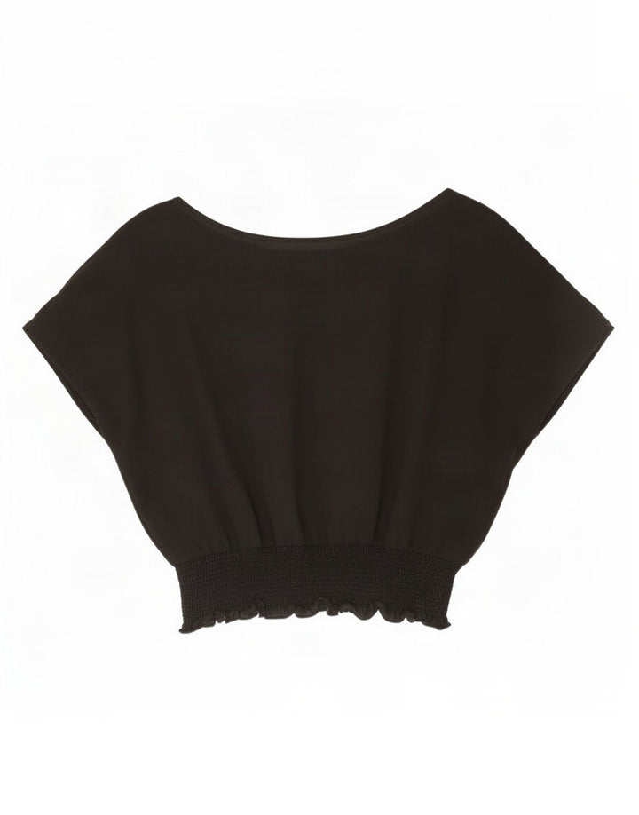 Zara ženska prevelika majica UK 18 XL crna