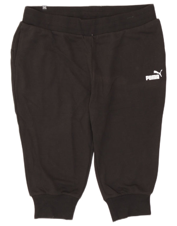 Puma ženske sportske kratke hlače UK 18 XL crni pamuk
