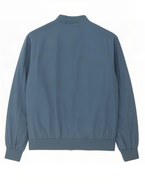 Zara muška bomber jakna UK 40 veliki plavi poliester