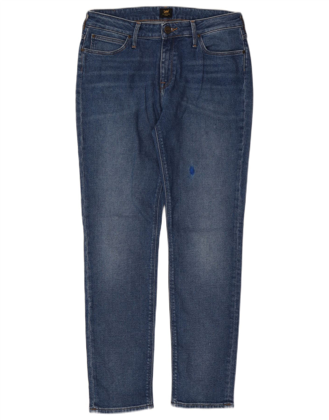 Lee ženske uske traperice Elly W31 L28 plave pamučne klasične