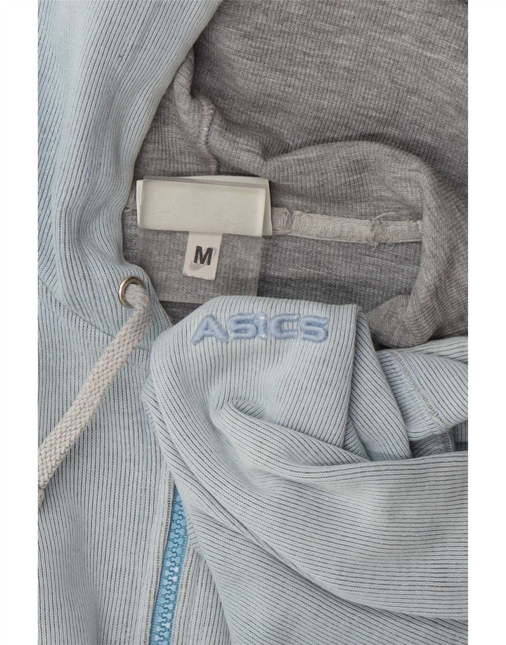 Asics ženski pulover s kapuljačom s patentnim zatvaračem UK 14 srednje plave boje